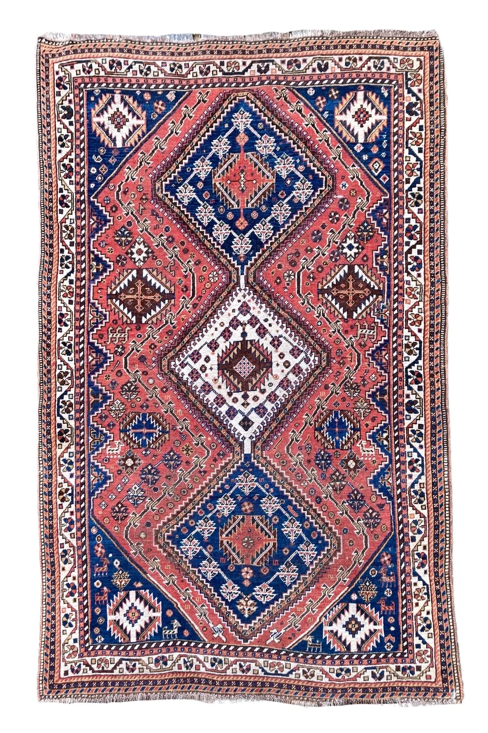 Antique Qashqai Rug 1.92m x 1.16m — Rug Addiction